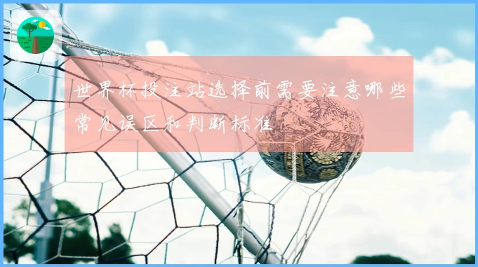 世界杯投注站选择前需要注意哪些常见误区和判断标准