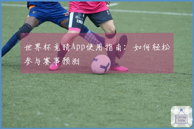 世界杯竞猜App使用指南：如何轻松参与赛事预测